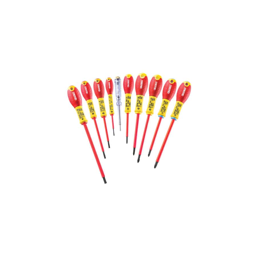 Expert BRIE160912B E160912 Insulated Screwdriver Set,10 Piece | Duco Car Parts UK