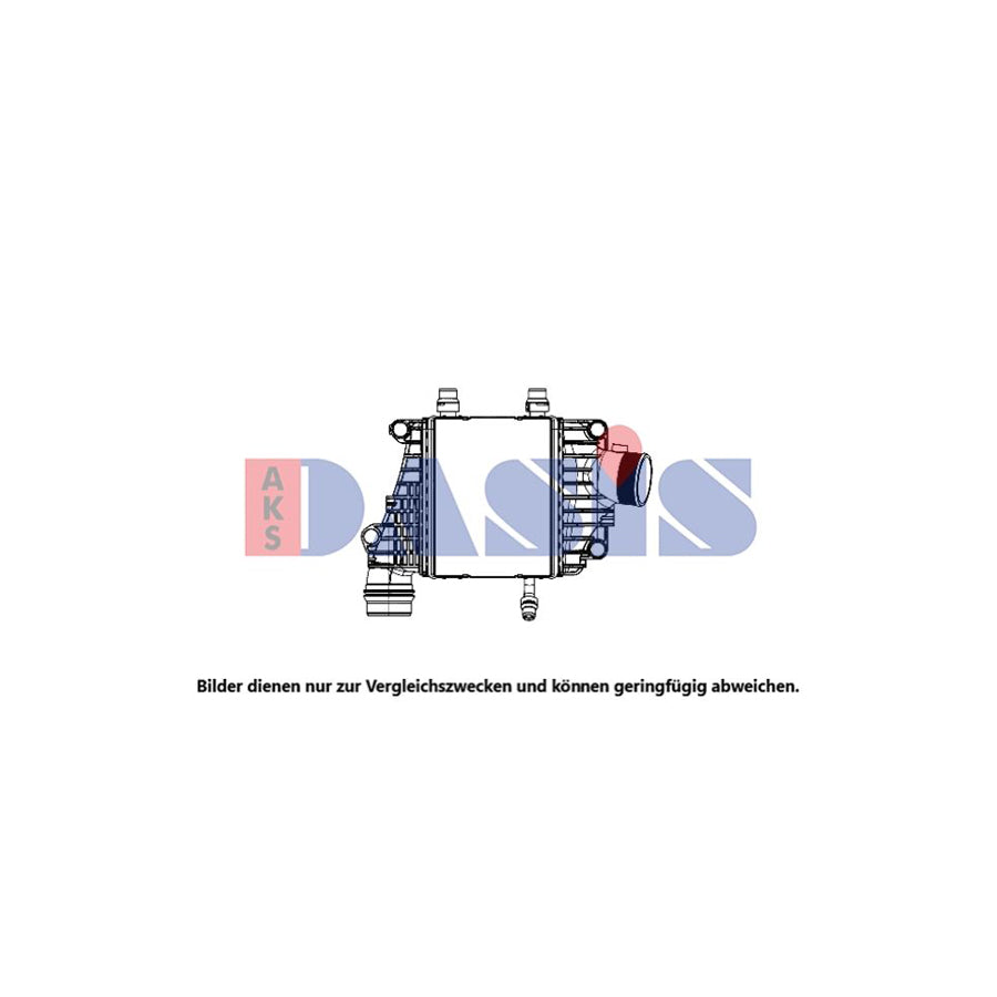 AKS Dasis 027014N Intercooler For Jaguar Xf Saloon (X260) | Duco Car Parts UK