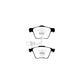 EBC PDKF154 Audi Seat Ultimax Front Brake Pad & Plain Disc Kit - TRW Caliper 2 | Duco Car Parts UK Car Parts