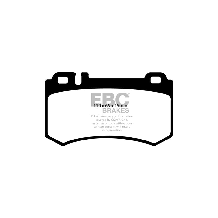 EBC PD01KR524 Mercedes-Benz W220 Greenstuff Rear Brake Pad & Plain Disc Kit - Brembo Caliper 2 | Duco Car Parts UK Car Parts