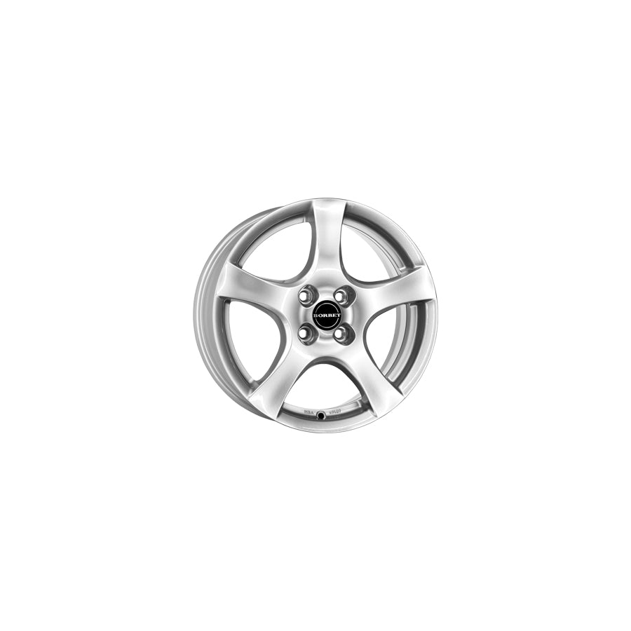 Borbet F 6.5x16 ET38 F 65637,5108472,5BS/T Brilliant Silver Wheel | Duco Car Parts UK Car Parts