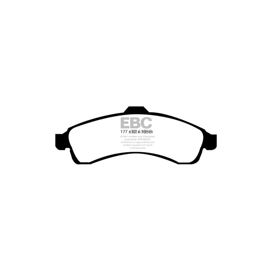 EBC PDKF369 Chevrolet Trailblazer Ultimax Front Brake Pad & Plain Disc Kit 2 | Duco Car Parts UK Car Parts