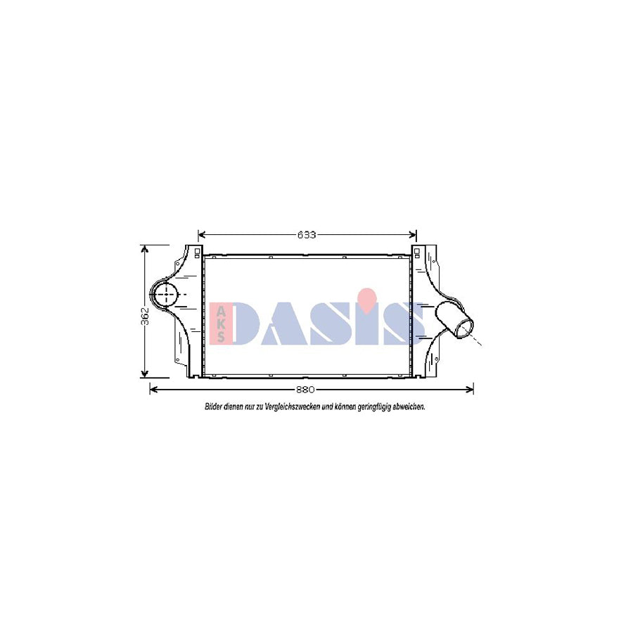AKS Dasis 180018N Intercooler | Duco Car Parts UK