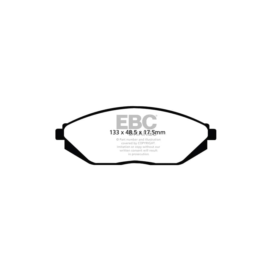 EBC PDKF367 Chevrolet Spark Ultimax Front Brake Pad & Plain Disc Kit 2 | Duco Car Parts UK Car Parts