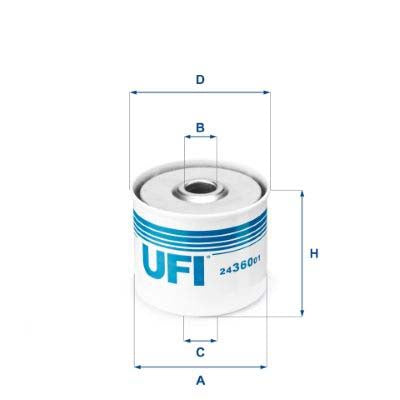 UFI 24.360.01 Fuel Filter