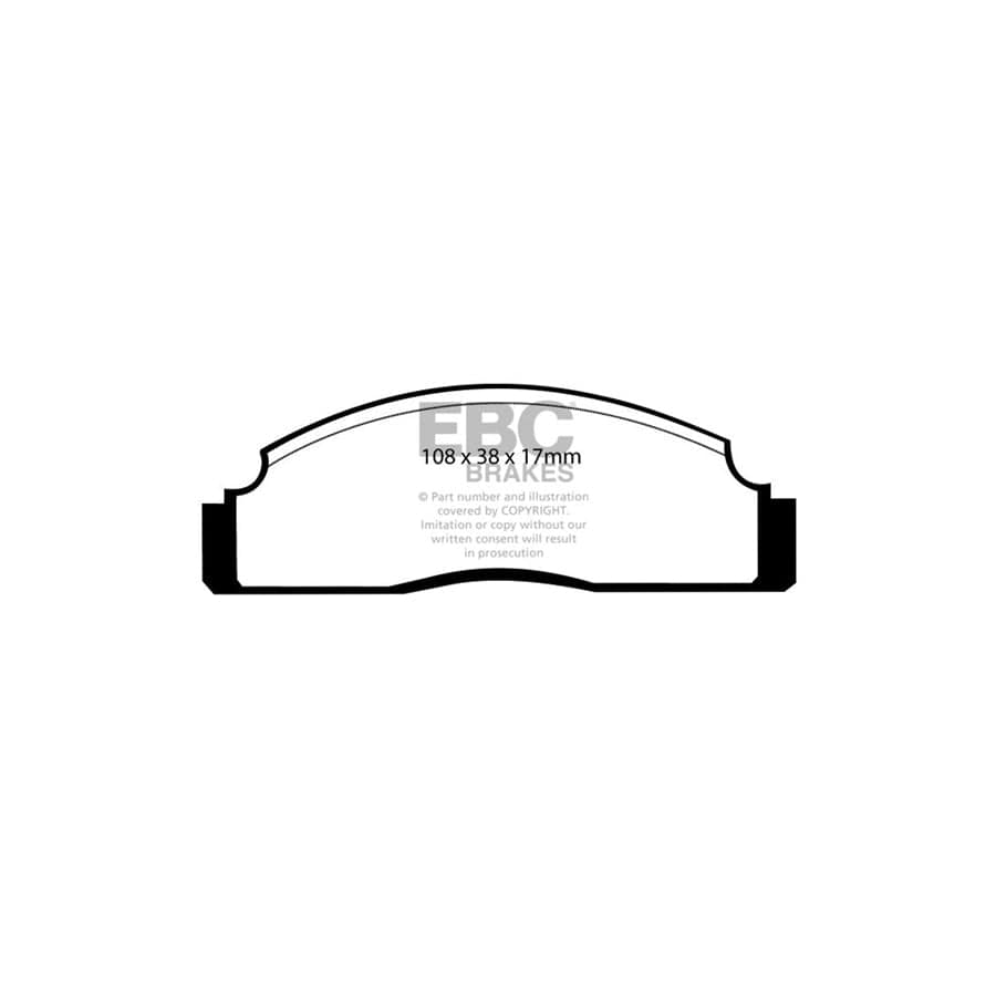 EBC PDKF720 Ford Fiesta Ultimax Front Brake Pad & Plain Disc Kit 2 | Duco Car Parts UK Car Parts