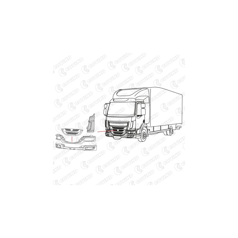 Covind Lf6/161 Wind Deflector | Duco Car Parts UK