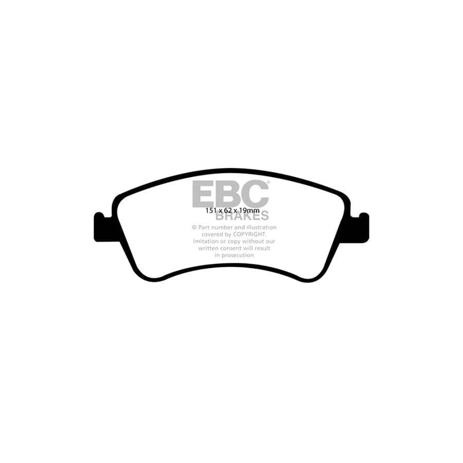EBC PD11KF786 Toyota Greenstuff Front Brake Pad & GD Disc Kit - Bosch Caliper (Inc. Auris, Avensis, Corolla, Verso) 2 | Duco Car Parts UK Car Parts