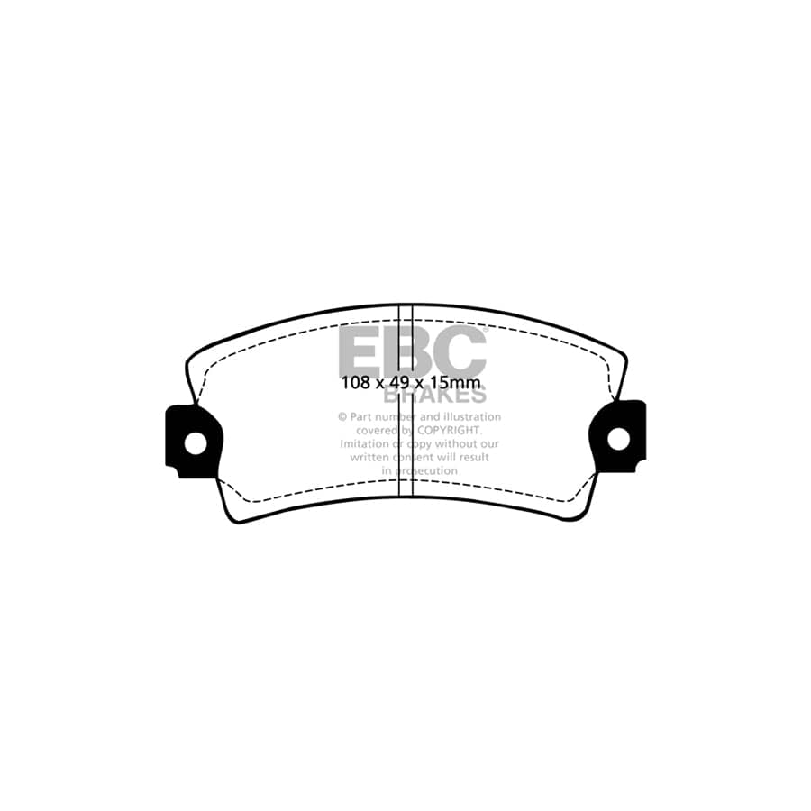 EBC PDKF378 Chrysler Alpine Ultimax Front Brake Pad & Plain Disc Kit 2 | Duco Car Parts UK Car Parts