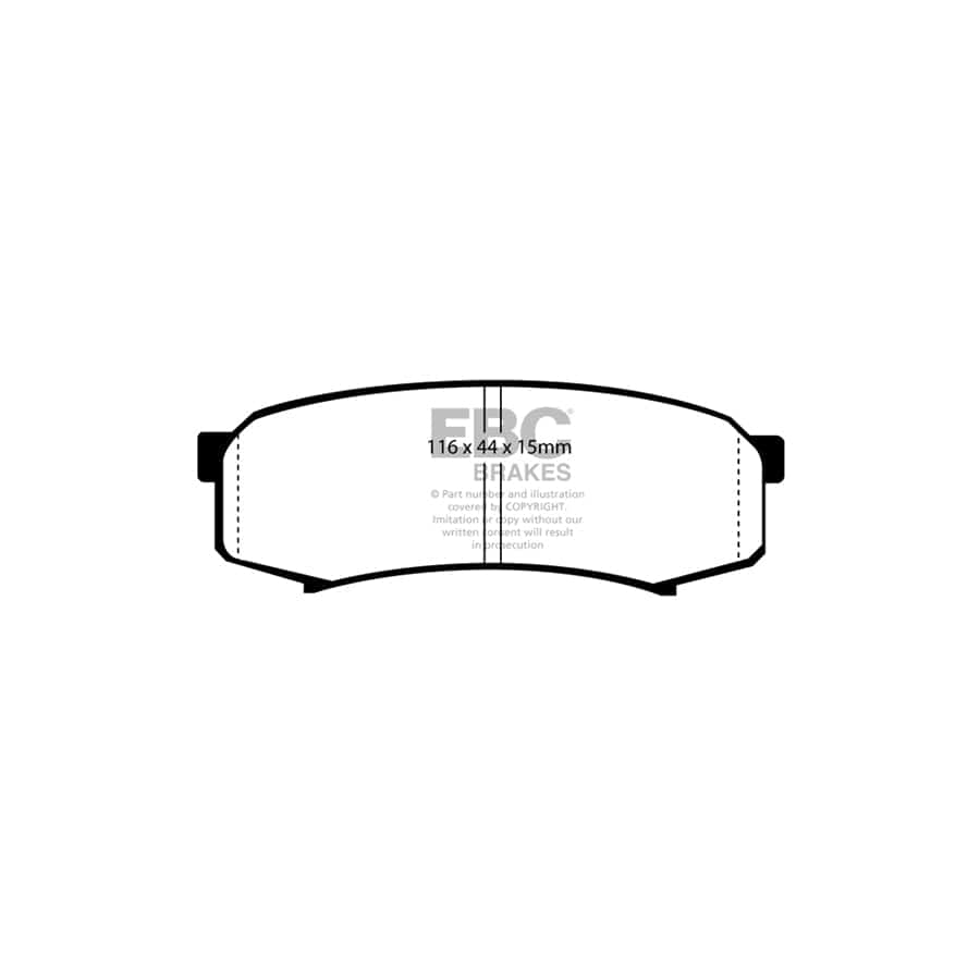 EBC PDKR1011 Lexus Toyota Ultimax Rear Brake Pad & Plain Disc Kit - Brembo Caliper (Inc. GX470, FJ Cruiser, Sequoia) 2 | Duco Car Parts UK Car Parts