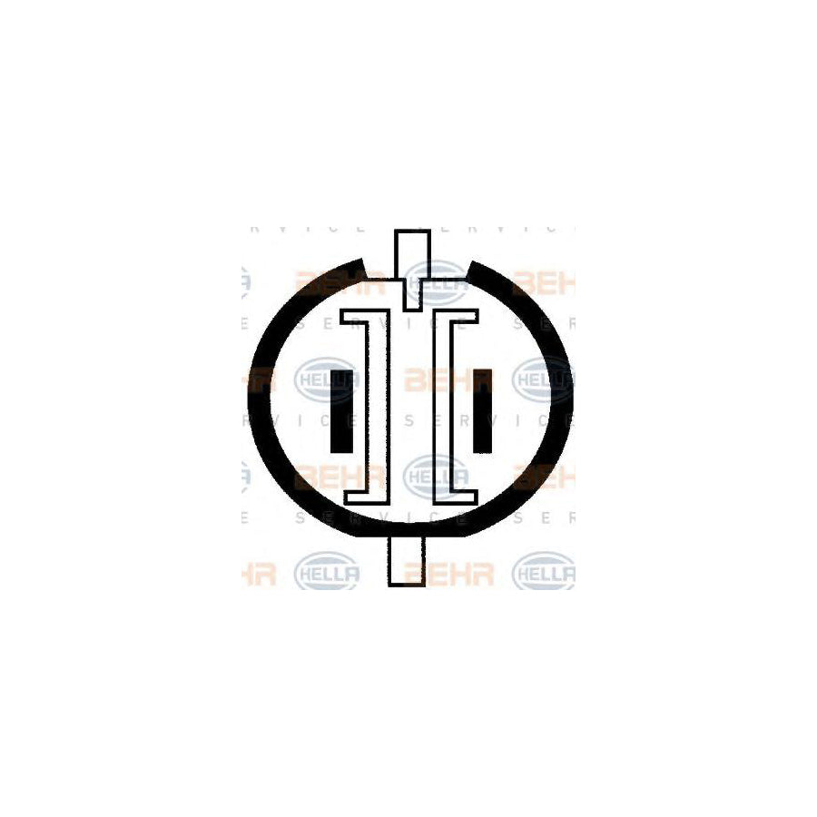 Hella 8EW 009 144-351 Fan, Radiator