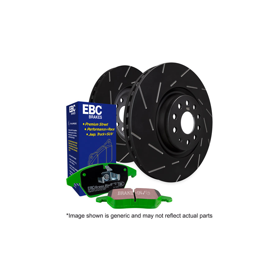 EBC PD06KR238 Lexus Toyota Greenstuff Rear Brake Pad & USR Disc Kit 1 | Duco Car Parts UK Car Parts
