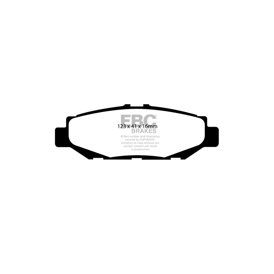 EBC DP4848R Lexus SC400 Yellowstuff Rear Brake Pads 2 | Duco Car Parts UK Car Parts