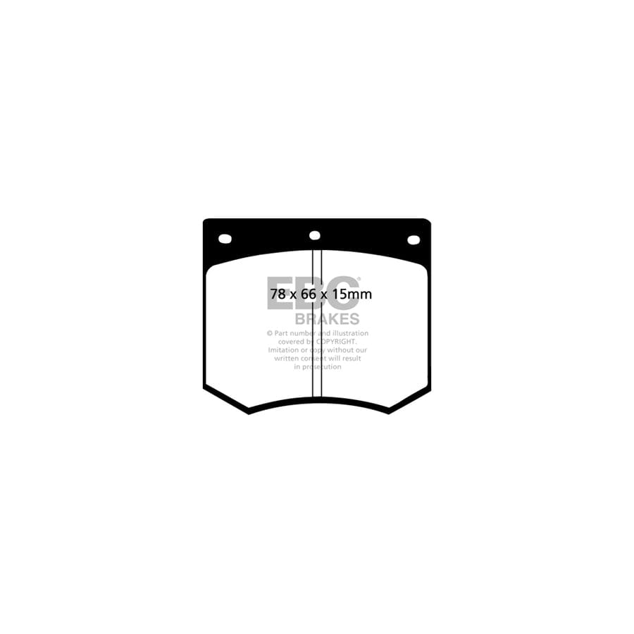 EBC PDKF1544 Panther Kallista Ultimax Front Brake Pad & Plain Disc Kit 2 | Duco Car Parts UK Car Parts