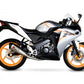 Scorpion RHA151SEO Honda CBR125 R Serket Taper Full System - Brushed Stainless Steel Sleeve | Duco Car Parts UK UK