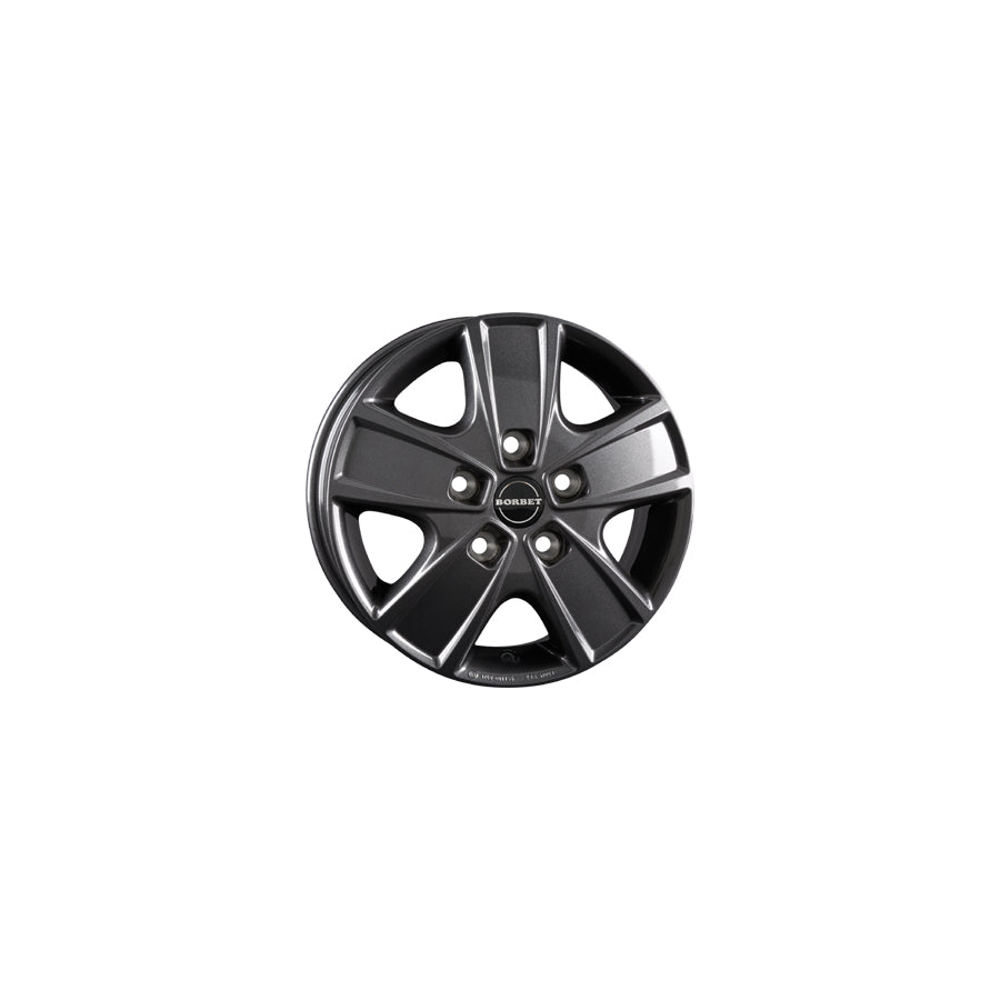 Borbet CWG 6x16 ET68 CWG 60668118571,1MAG Mistral Anthracite Glossy Wheel | Duco Car Parts UK Car Parts