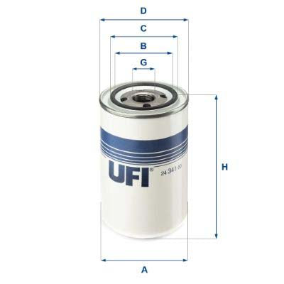 UFI 24.341.00 Fuel Filter