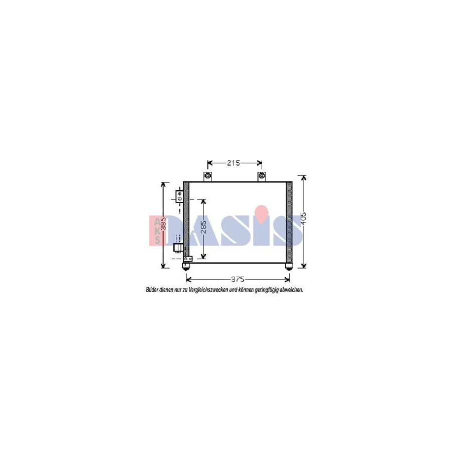 AKS Dasis 152021N Air Conditioning Condenser | Duco Car Parts UK