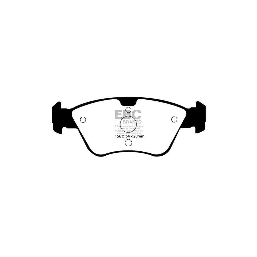 EBC PDKF1224 Mercedes-Benz W/T211 Ultimax Front Brake Pad & Plain Disc Kit - ATE Caliper 2 | Duco Car Parts UK Car Parts