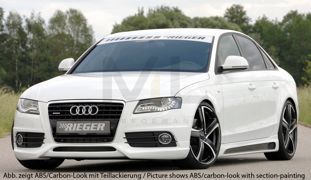 Rieger 00055504 Audi B8 B81 Side Skirt (A4 & S4) 3 | Duco Car Parts UK Car Parts