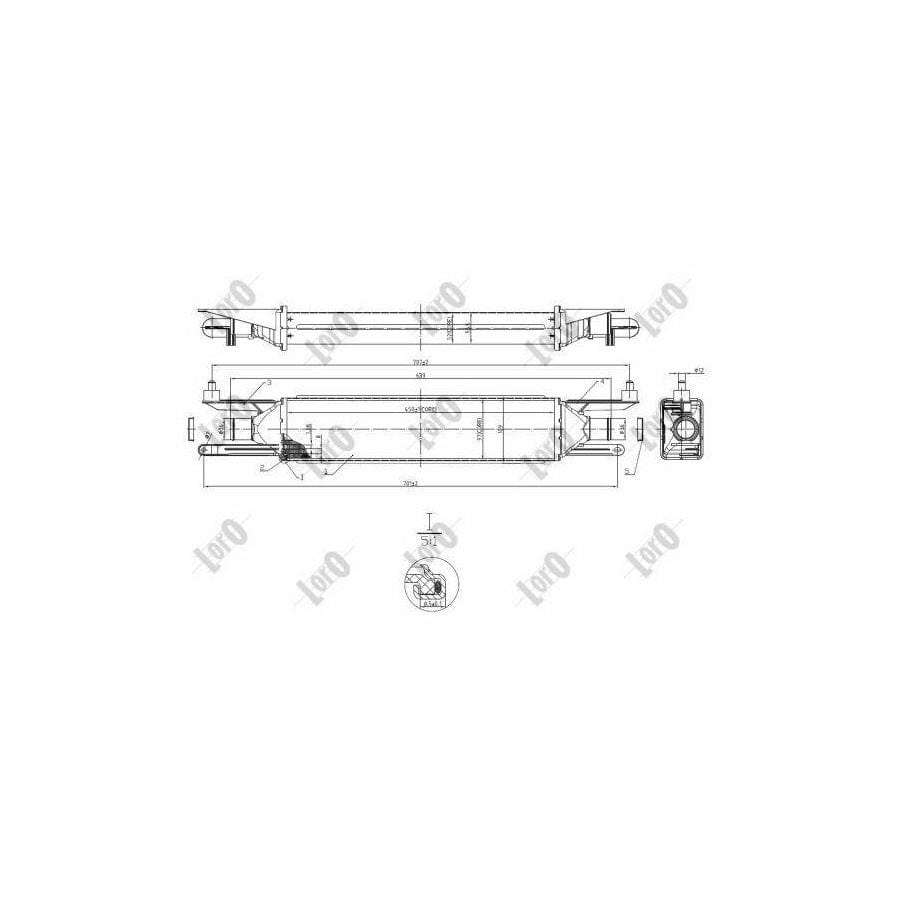 Abakus 0160180007 Intercooler | Duco Car Parts UK