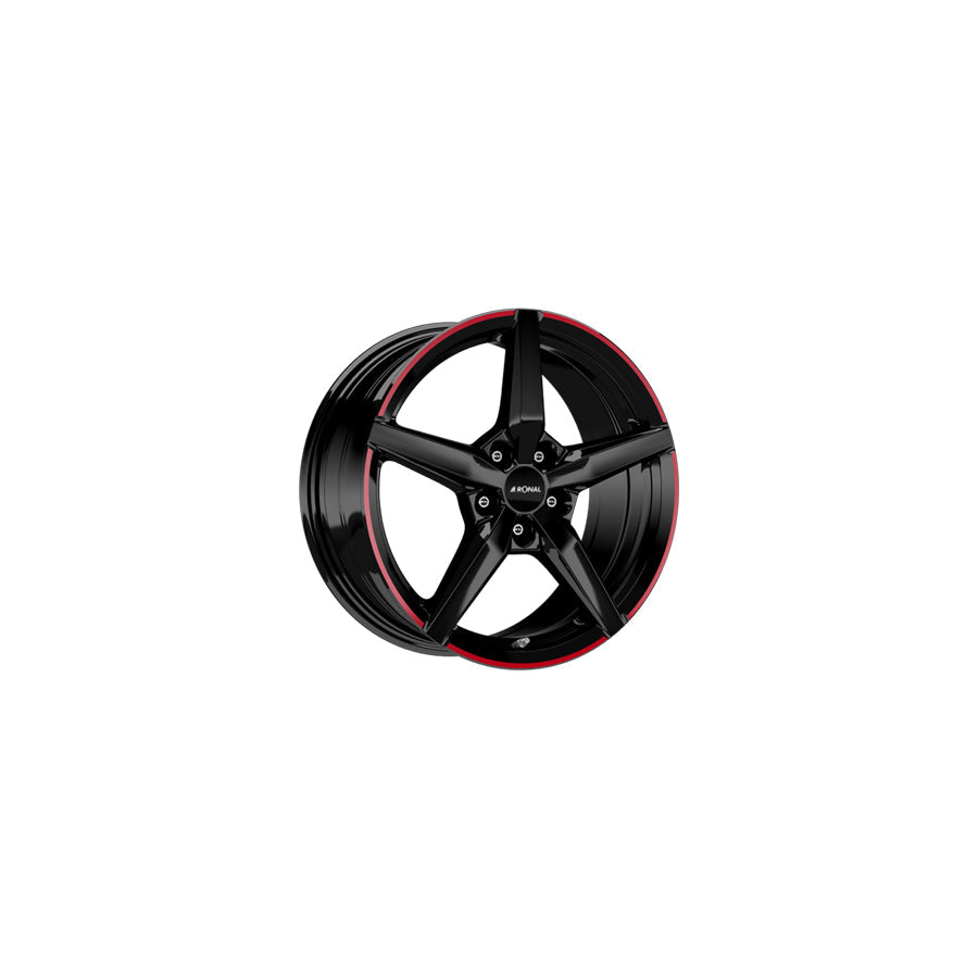 Ronal R69 MCR 8x18 ET40 69R8805.27X/MCR Jetblack - Red Rim Wheel | Duco Car Parts UK Car Parts