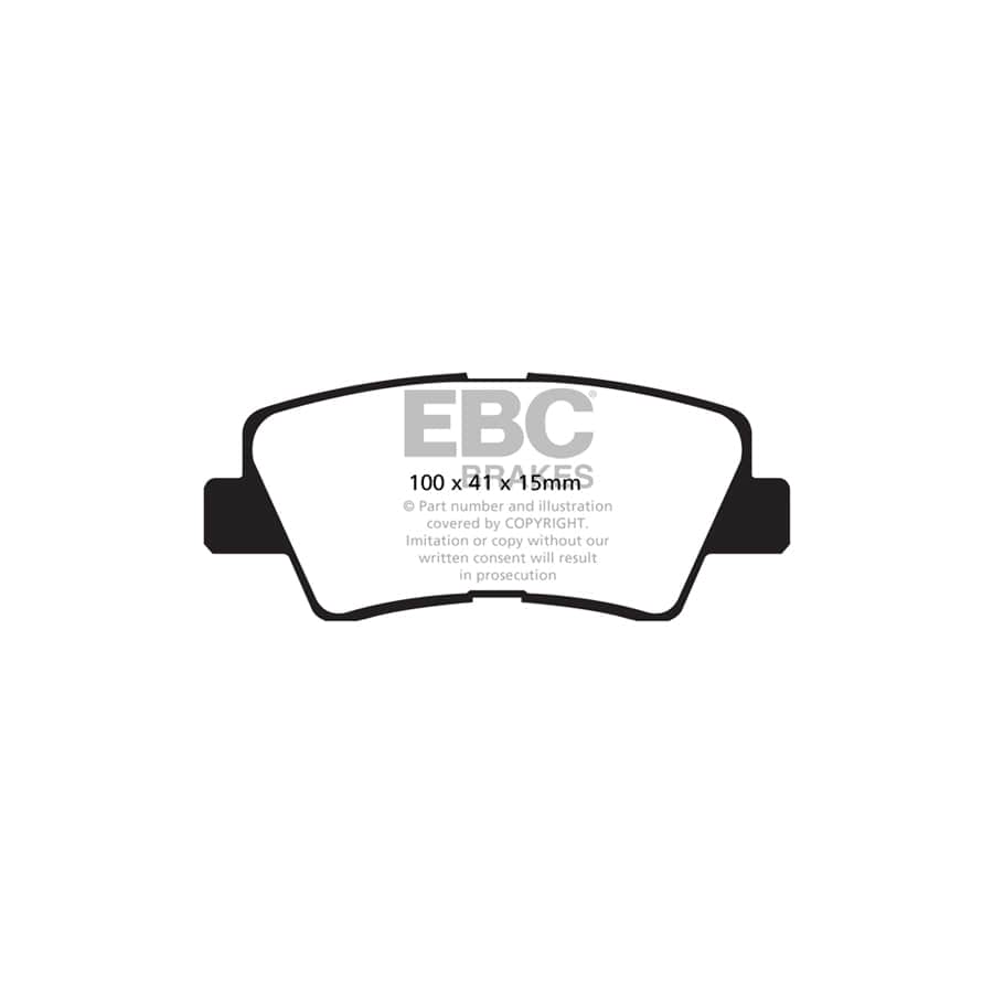 EBC PDKR1017 Kia Optima Ultimax Rear Brake Pad & Plain Disc Kit 2 | Duco Car Parts UK Car Parts