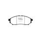 EBC PD03KF590 Infiniti Nissan Yellowstuff Front Brake Pad & Plain Disc Kit - Akebono Caliper 2 | Duco Car Parts UK Car Parts