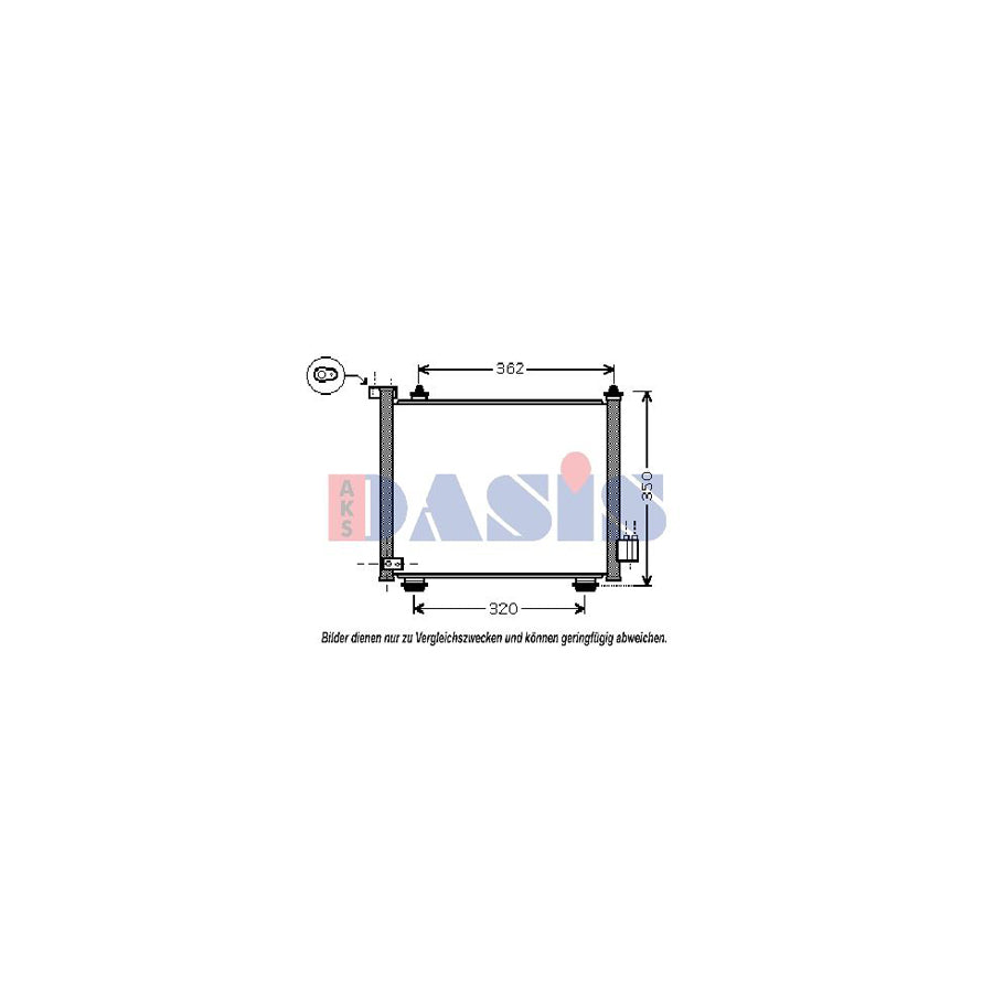 AKS Dasis 152033N Air Conditioning Condenser | Duco Car Parts UK