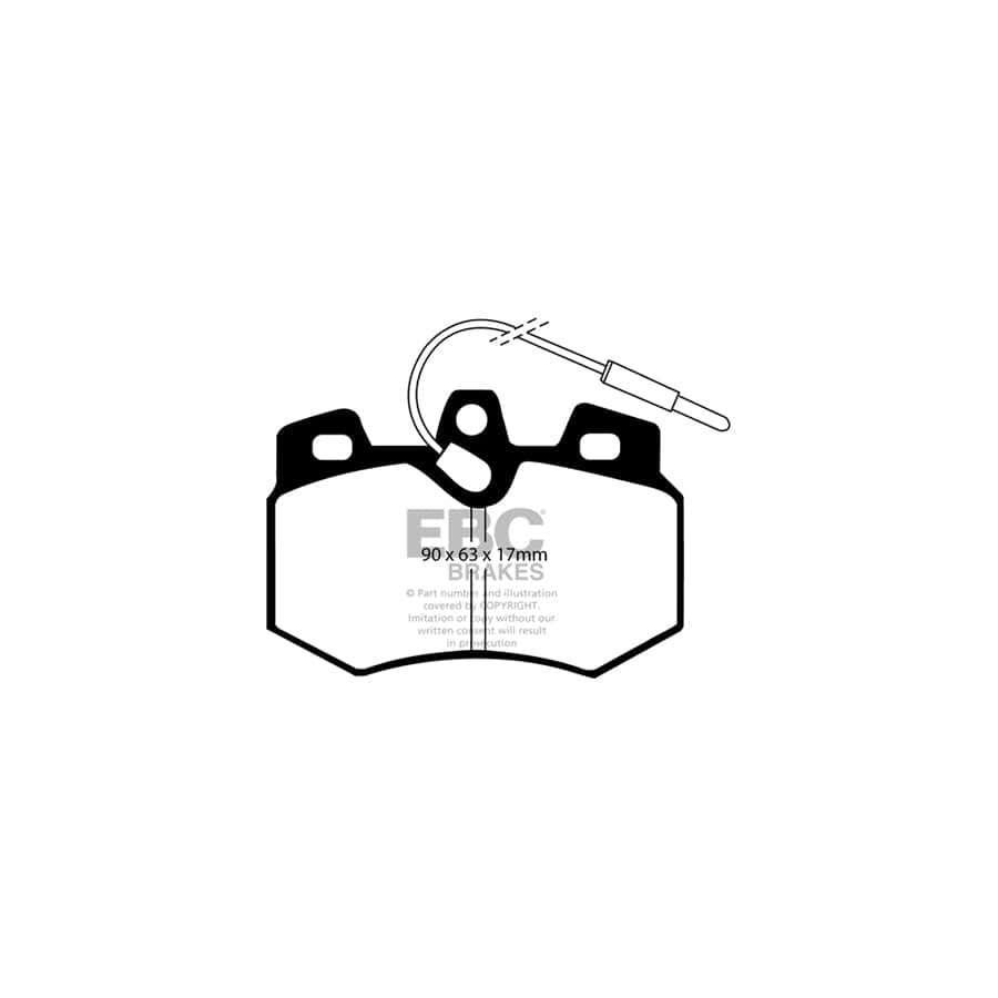 EBC PDKF1551 Peugeot 205 Ultimax Front Brake Pad & Plain Disc Kit 2 | Duco Car Parts UK Car Parts