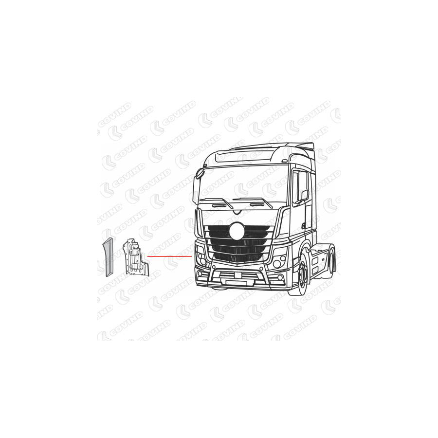 Covind 960/324 Wind Deflector | Duco Car Parts UK