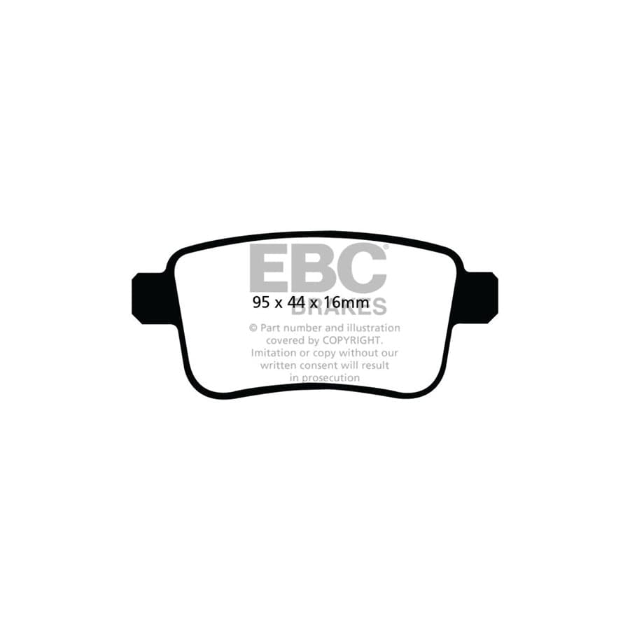 EBC PDKR1020 Mercedes-Benz Renault Ultimax Rear Brake Pad & Plain Disc Kit - TRW Caliper 2 | Duco Car Parts UK Car Parts