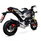 Scorpion PHA192SYSSEO Honda MSX 125 Red Power Full System - Brushed Stainless Steel Sleeve | Duco Car Parts UK UK