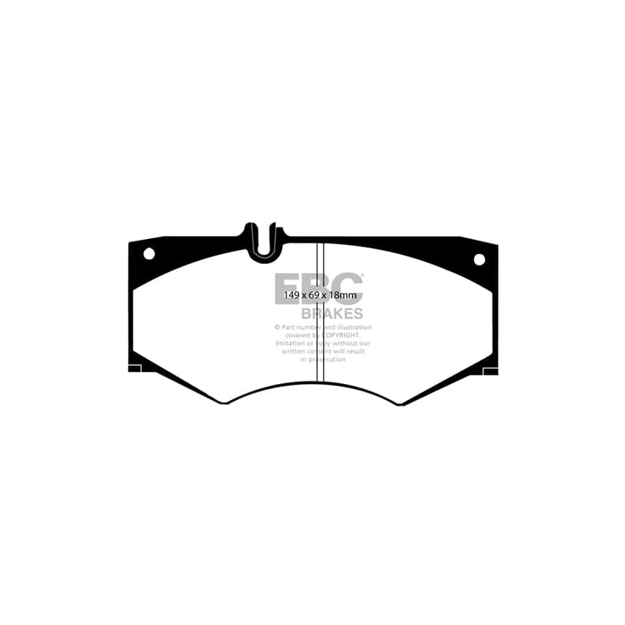 EBC PDKF1230 Mercedes-Benz W463 Ultimax Front Brake Pad & Plain Disc Kit - Bosch/ATE Caliper 2 | Duco Car Parts UK Car Parts