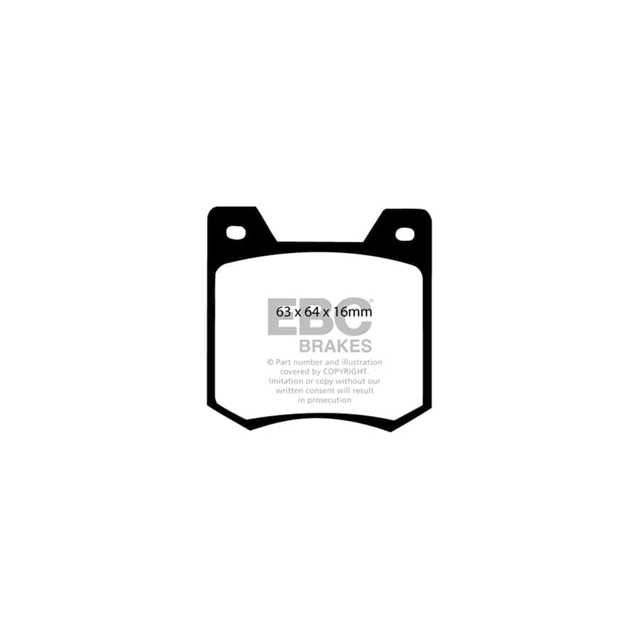 EBC PDKF1558 Peugeot 304 Ultimax Front Brake Pad & Plain Disc Kit 2 | Duco Car Parts UK Car Parts