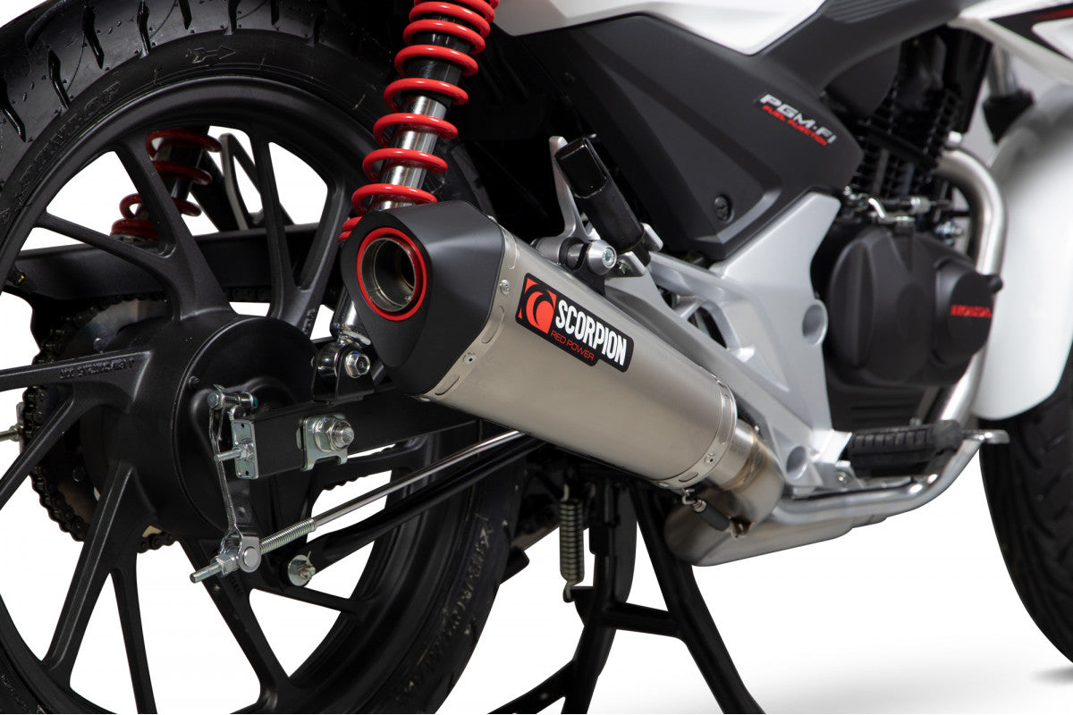Scorpion RHA182SYSTEO Honda CB125 F Serket Taper Full System - Titanium Sleeve | Duco Car Parts UK UK