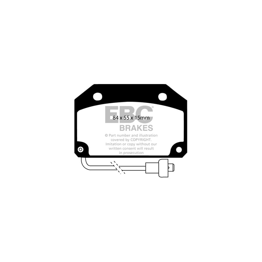EBC PDKF385 Chrysler Matra Talbot Ultimax Front Brake Pad & Plain Disc Kit (Inc. Horizon & Rancho) 2 | Duco Car Parts UK Car Parts