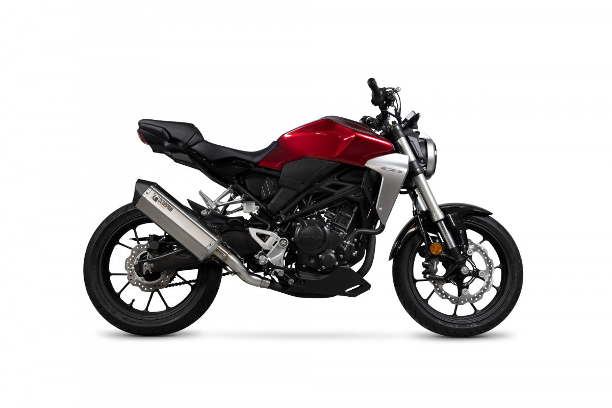 Scorpion RHA185SEO Honda CB300 R Serket Parallel Slip-On - Brushed Stainless Steel Sleeve | Duco Car Parts UK UK