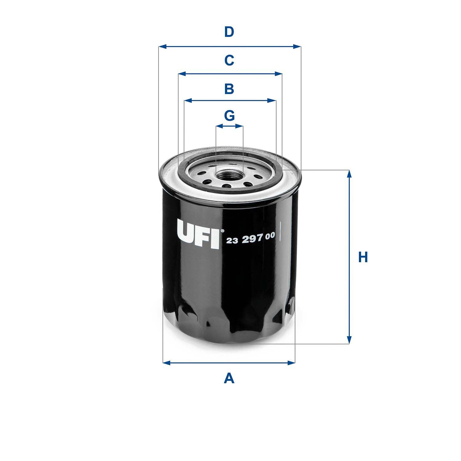 UFI 23.297.00 Oil Filter