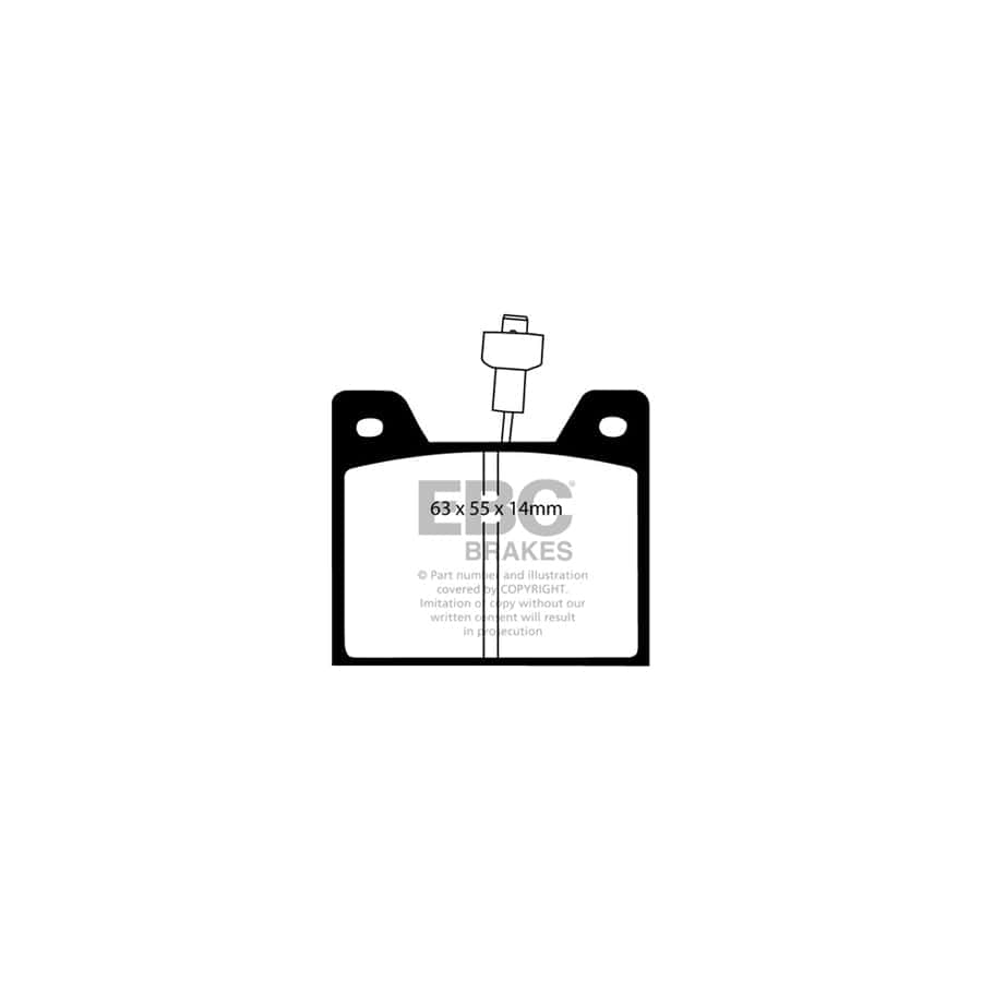 EBC PDKF384 Chrysler Matra Talbot Ultimax Front Brake Pad & Plain Disc Kit (Inc. Horizon & Rancho) 2 | Duco Car Parts UK Car Parts