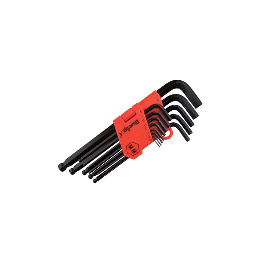 BlueSpot Tools B/S15303 Long Arm Ball End Hexagon Key Set, 13 Piece | Duco Car Parts UK