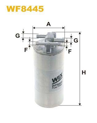 WIX Filters WF8445 Fuel Filter For Audi A6