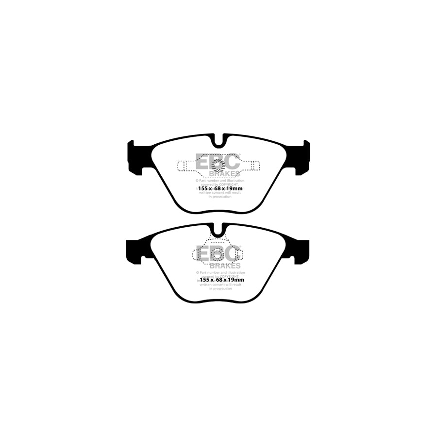 EBC PD14KF1204 BMW Bluestuff Front Brake Pad & GD Disc Kit - ATE Caliper 2 | Duco Car Parts UK Car Parts