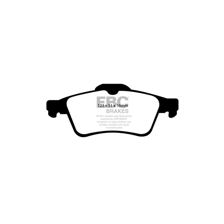 EBC PDKR360 Ford Ultimax Rear Brake Pad & Plain Disc Kit - ATE Caliper (Inc. Tourneo Connect & Transit Connect) 2 | Duco Car Parts UK Car Parts