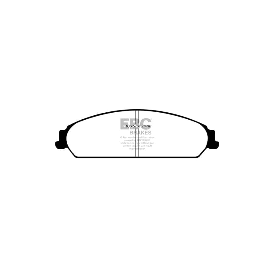 EBC PDKF392 Chrysler Dodge Lancia Ultimax Front Brake Pad & Plain Disc Kit 2 | Duco Car Parts UK Car Parts