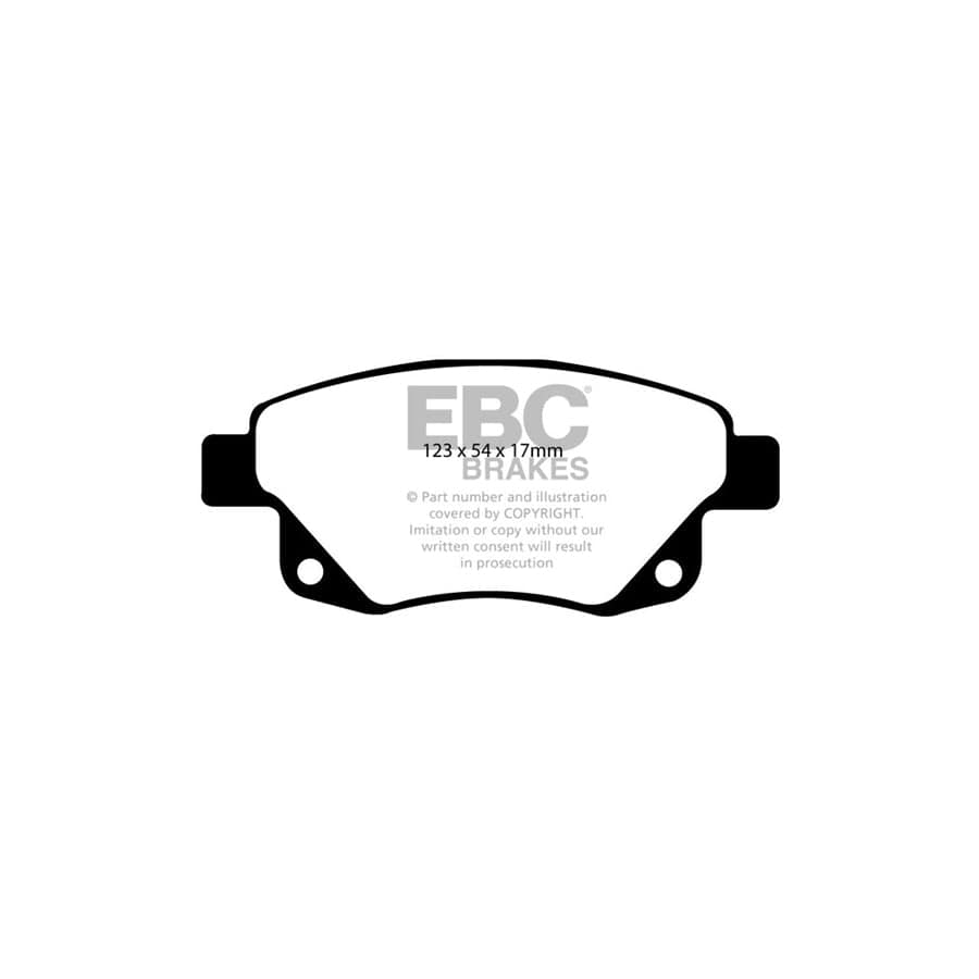 EBC PDKR359 Ford Ultimax Rear Brake Pad & Plain Disc Kit - Bosch Caliper (Inc. Tourneo & Transit) 2 | Duco Car Parts UK Car Parts
