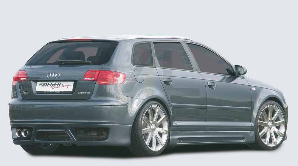 Rieger 00056740 Audi 8P A3 Side Skirt 4 | Duco Car Parts UK Car Parts