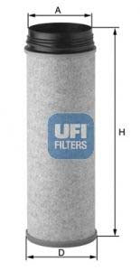 UFI 27.A04.00 Secondary Air Filter