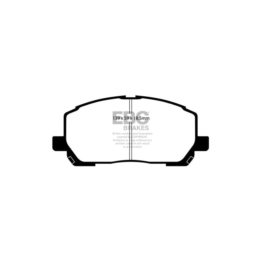 EBC PDKF2236 Toyota Highlander Ultimax Front Brake Pad & Plain Disc Kit 2 | Duco Car Parts UK Car Parts