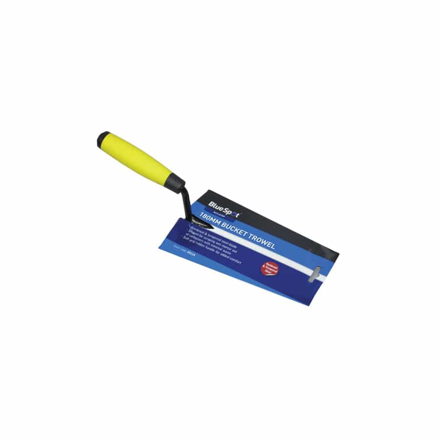 BlueSpot Tools B/S24114 Soft Grip Bucket Trowel 180mm (7in) | Duco Car Parts UK